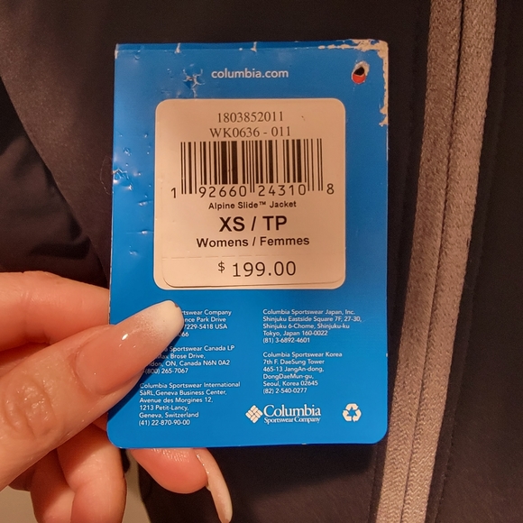 🖤 COLUMBIA WOMEN ALPINE SLIDE JACKET - Picture 7 of 7